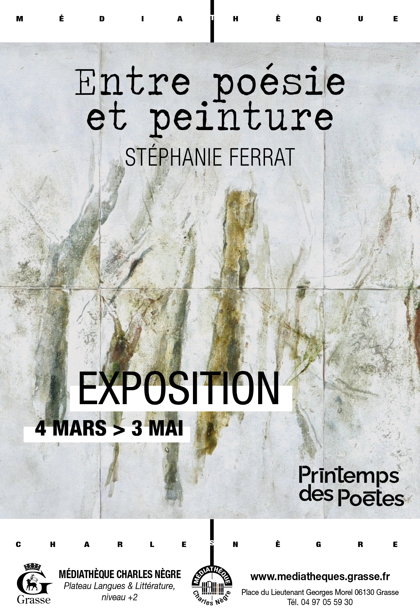 Affiche Entre poésie et peinture Stéphanie Ferrat copy copy copy