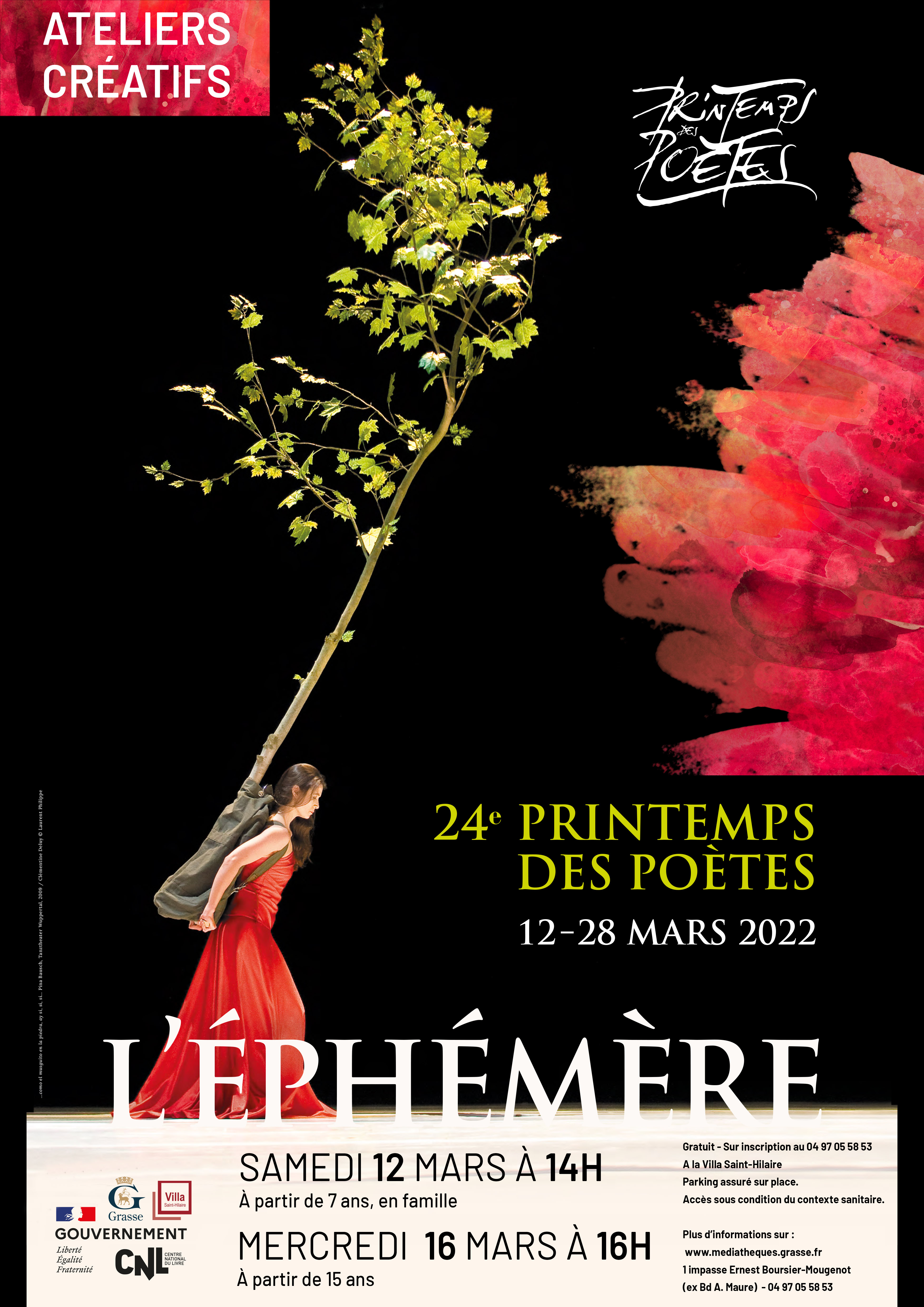 Affiche ateliers créatifs PdP