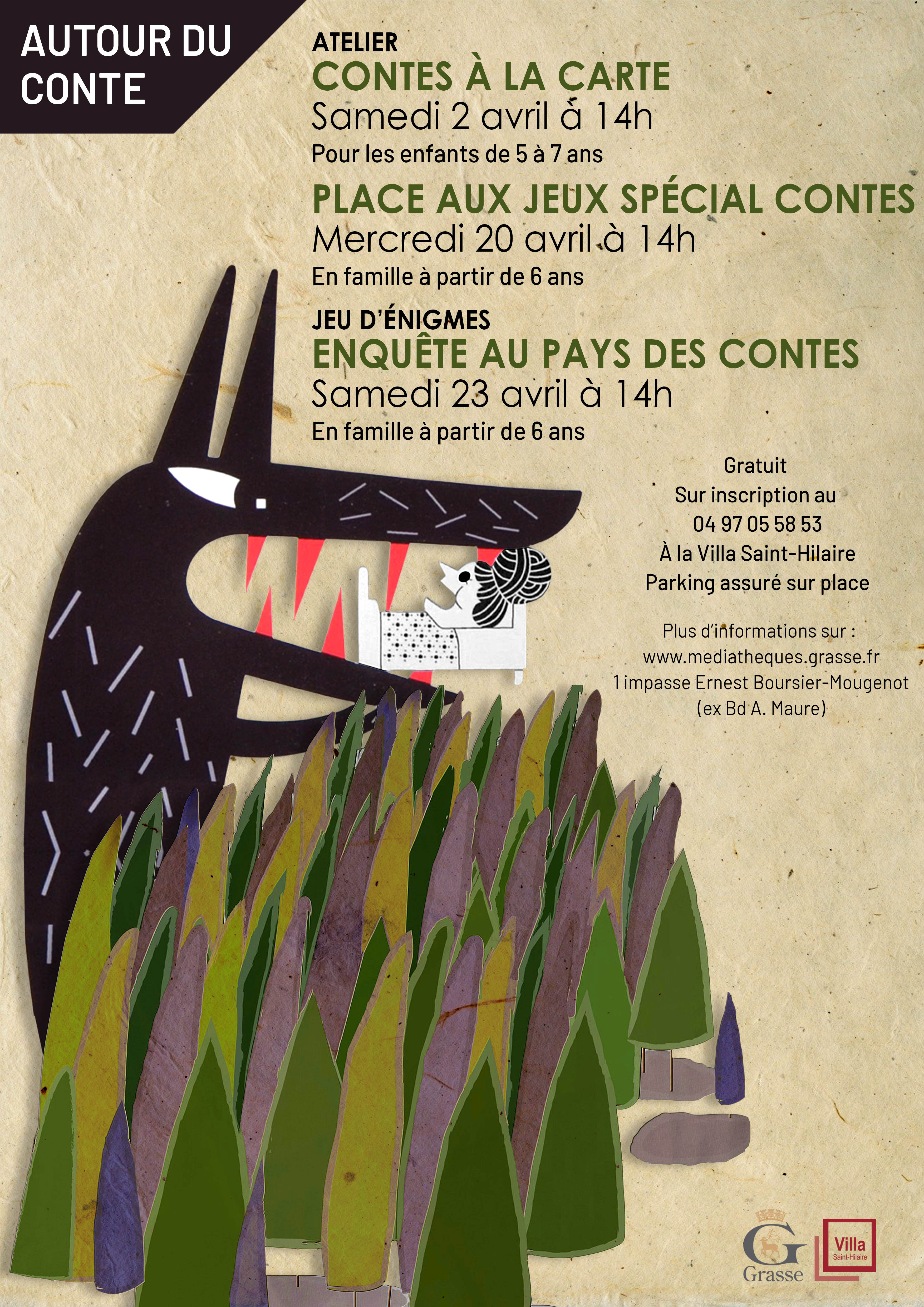 Affiche autour du conte