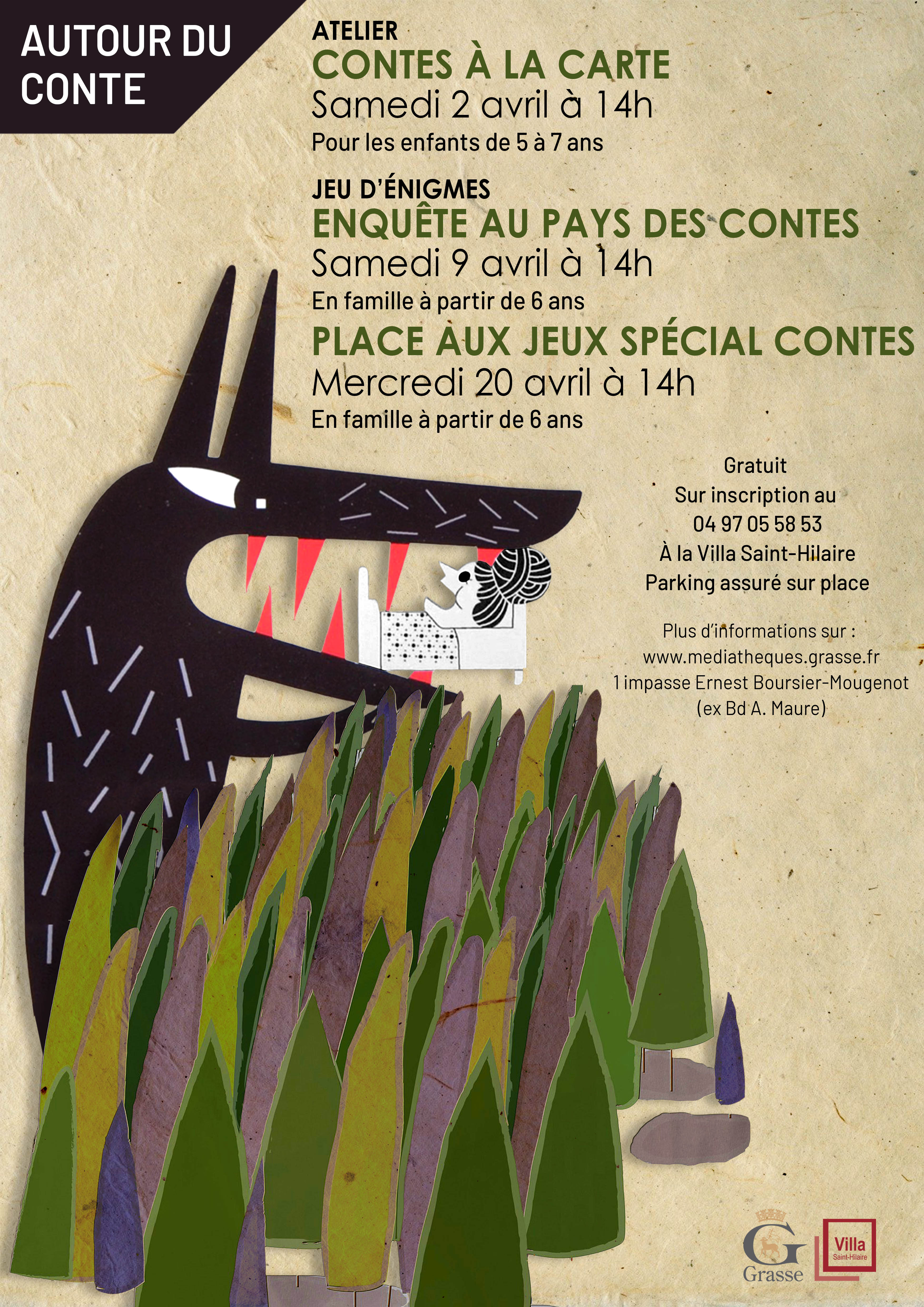 Affiche autour du conte