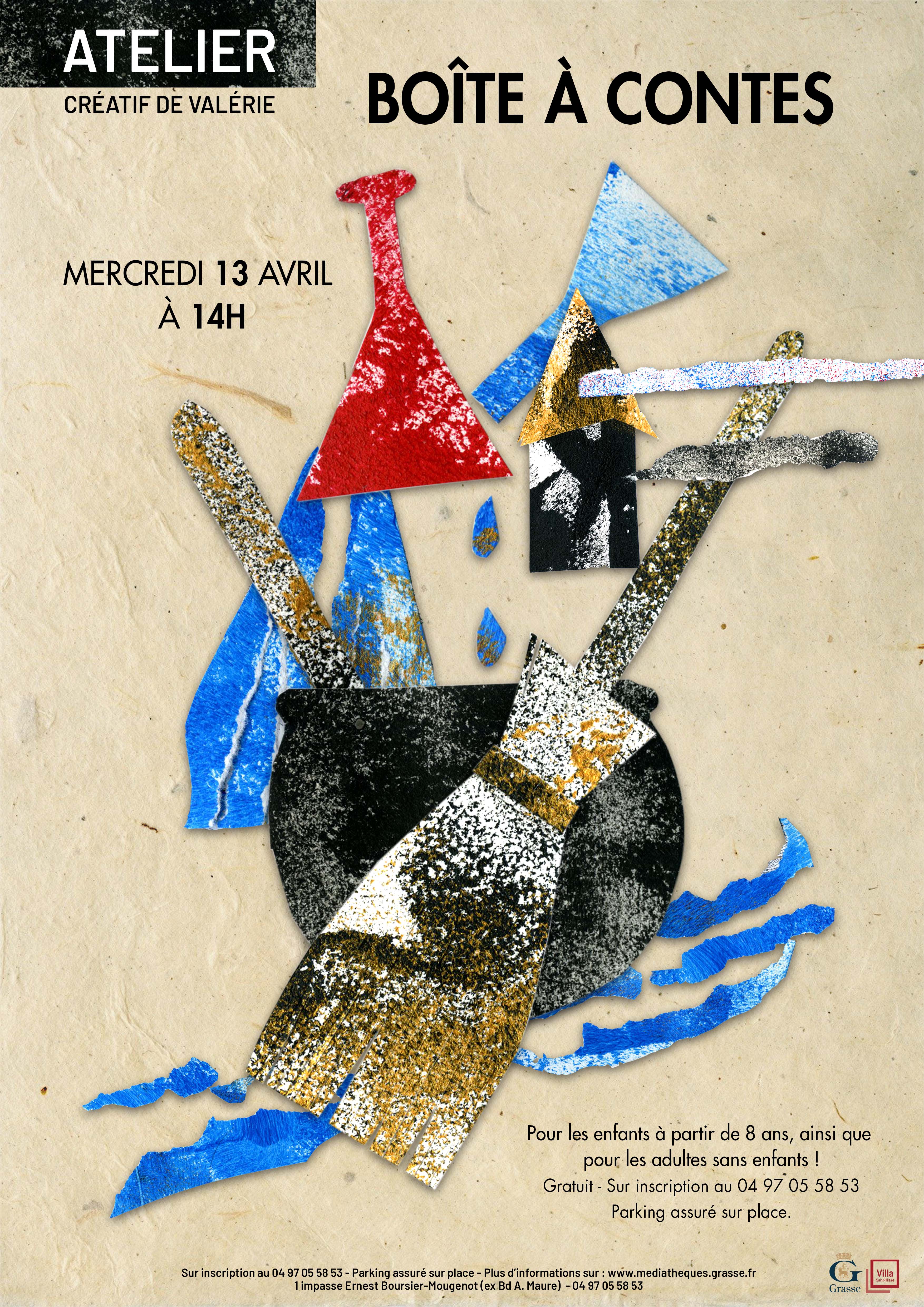 Affiche boîte à contes