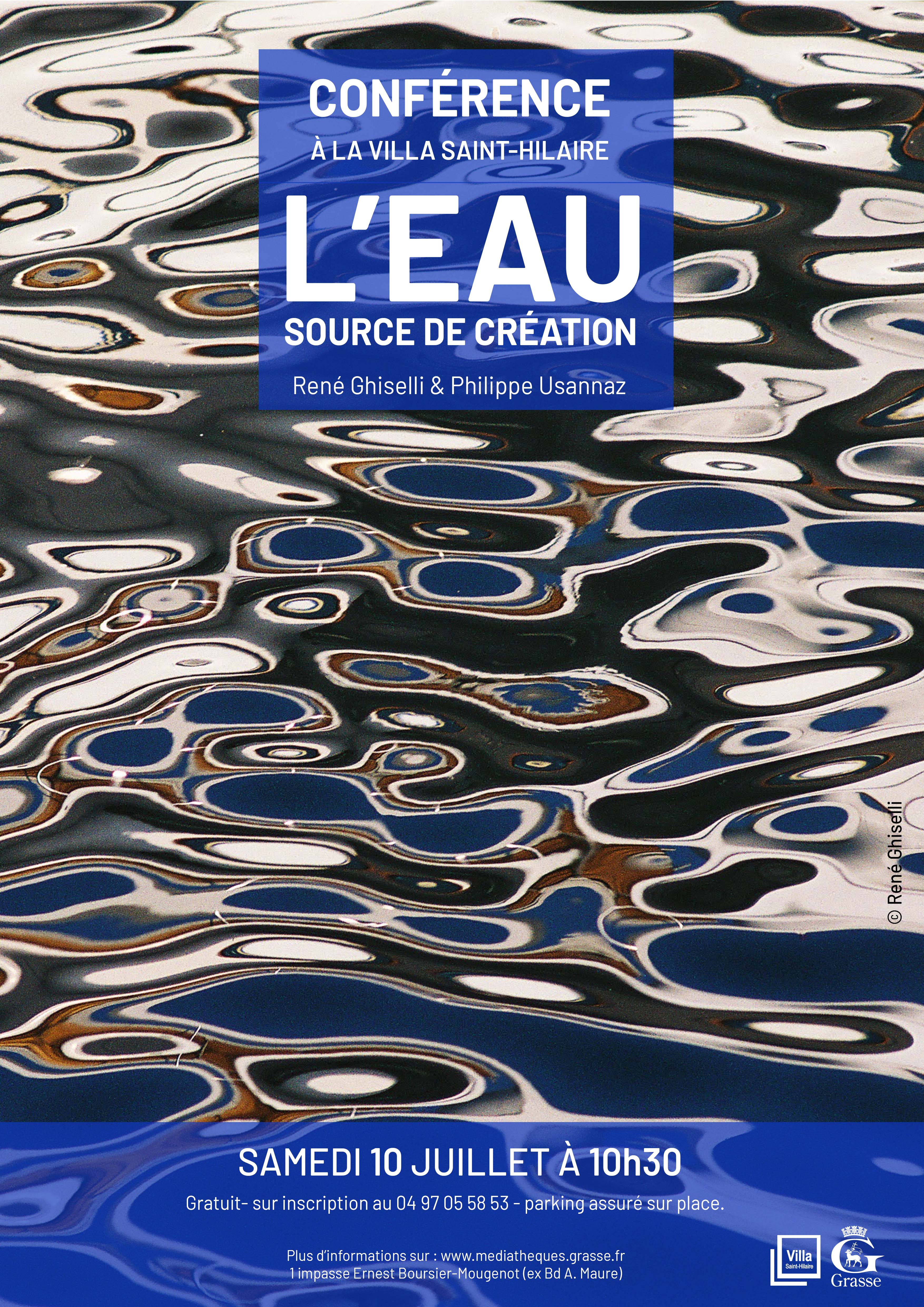 Affiche conférence Eau