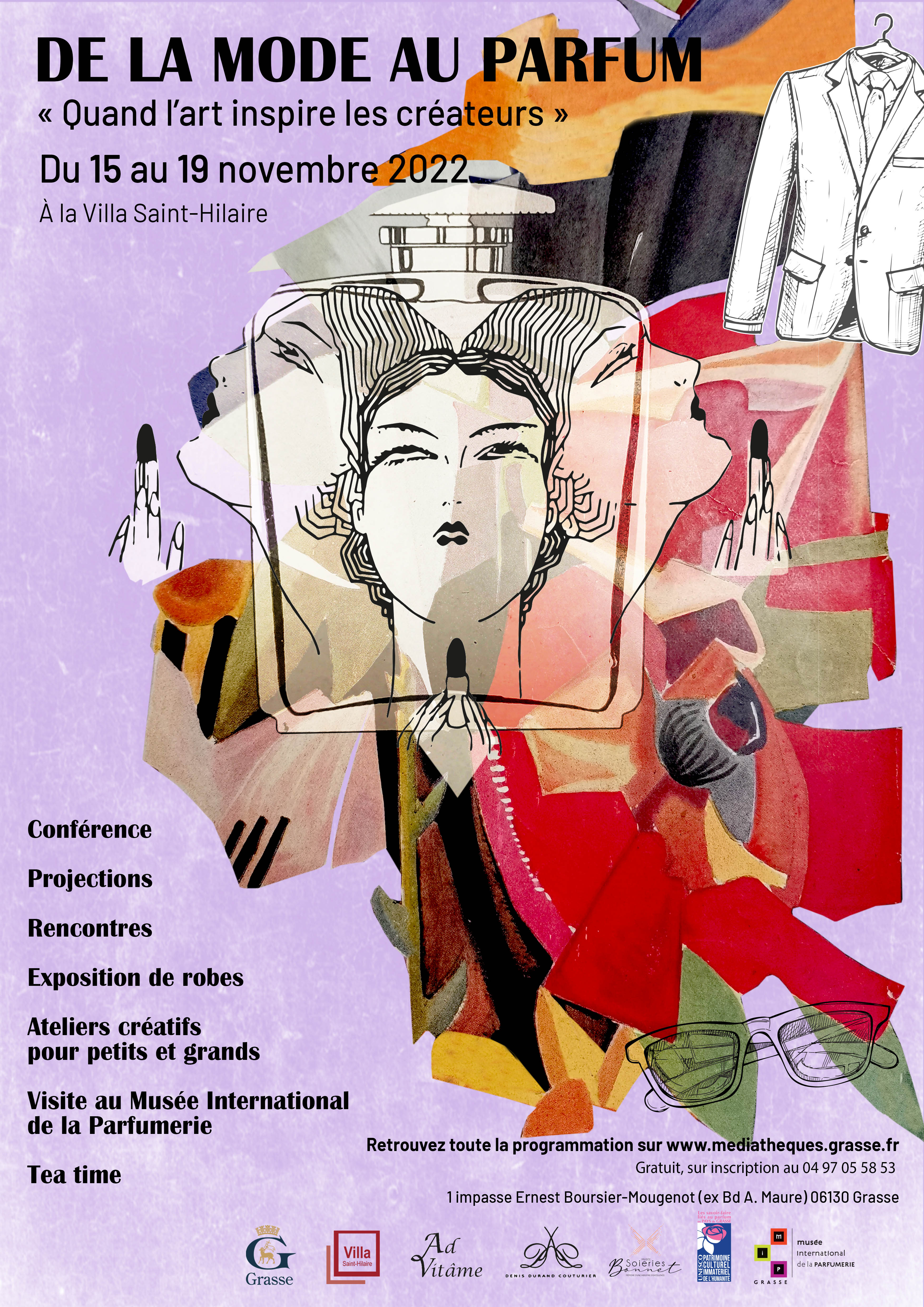 Affiche de la mode au parfum mini