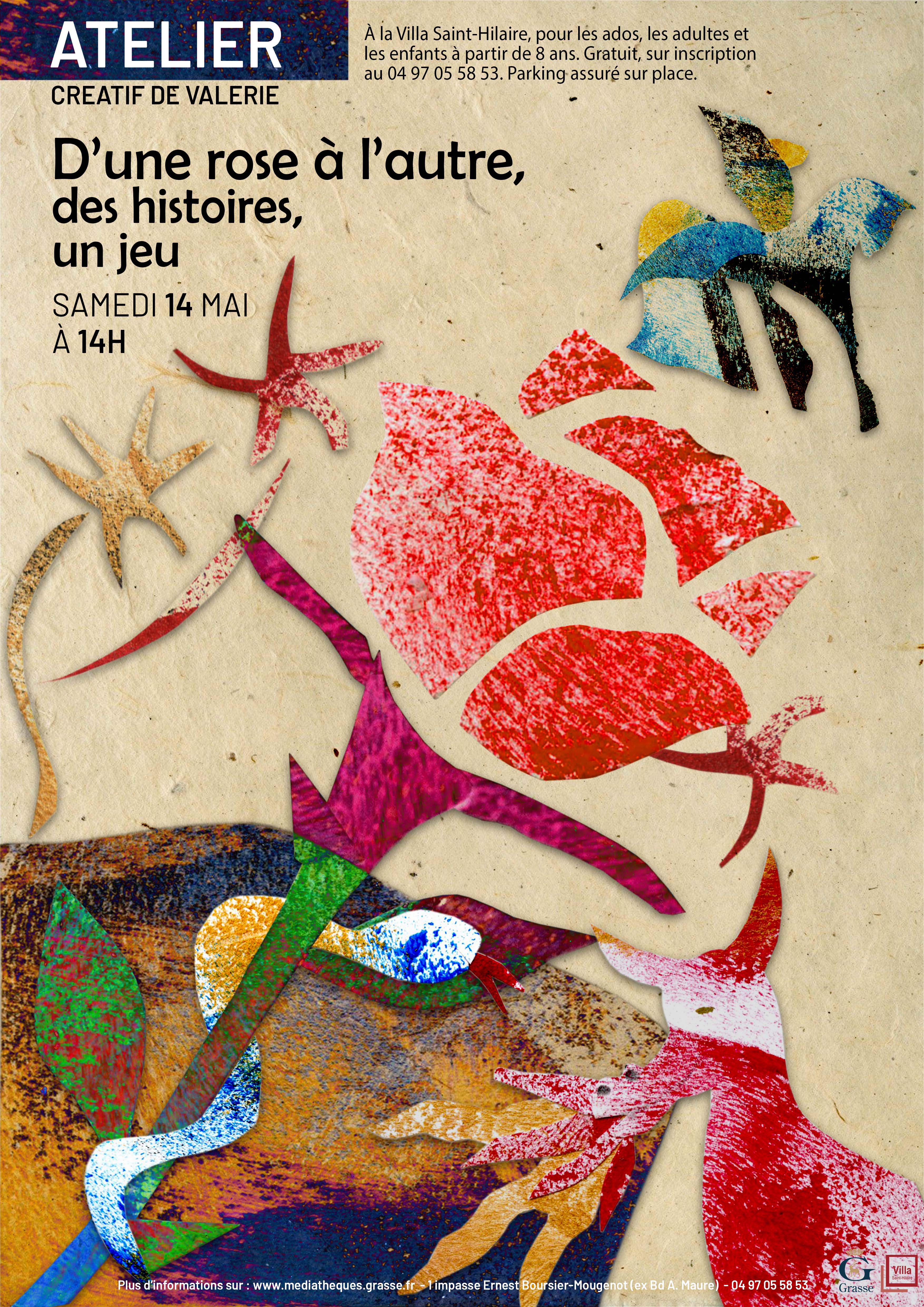 Affiche dune rose à lautre