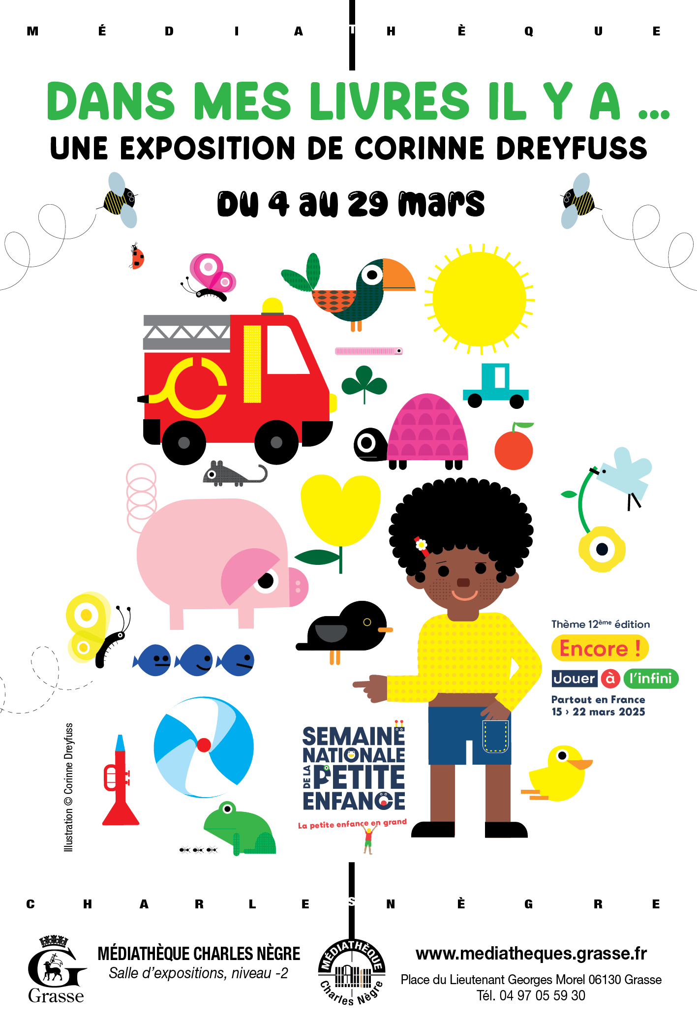 Affiche expo dans mes livres il y a copy copy