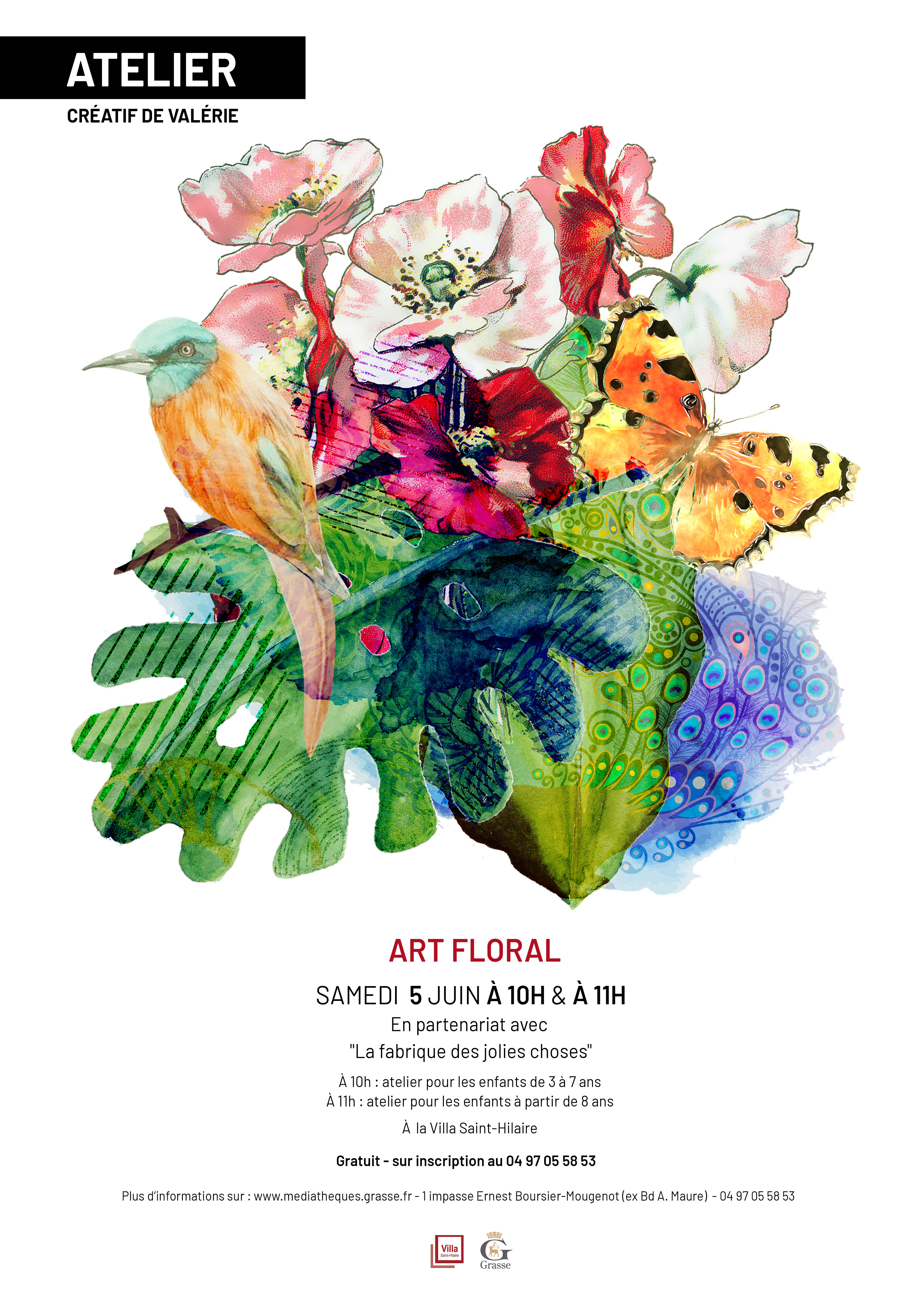 Affiche festival des jardins juin 2021