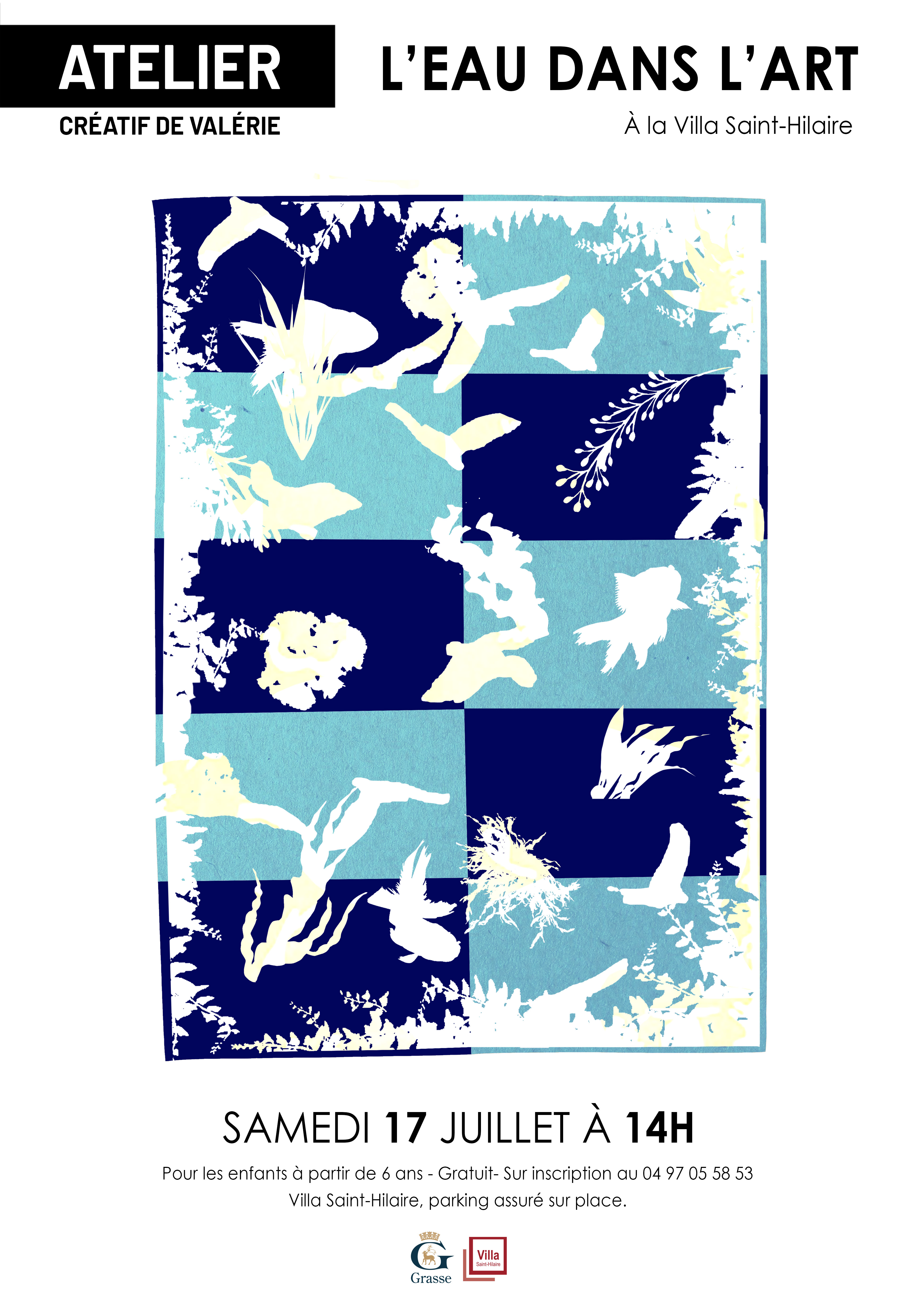 Affiche leau dans lart