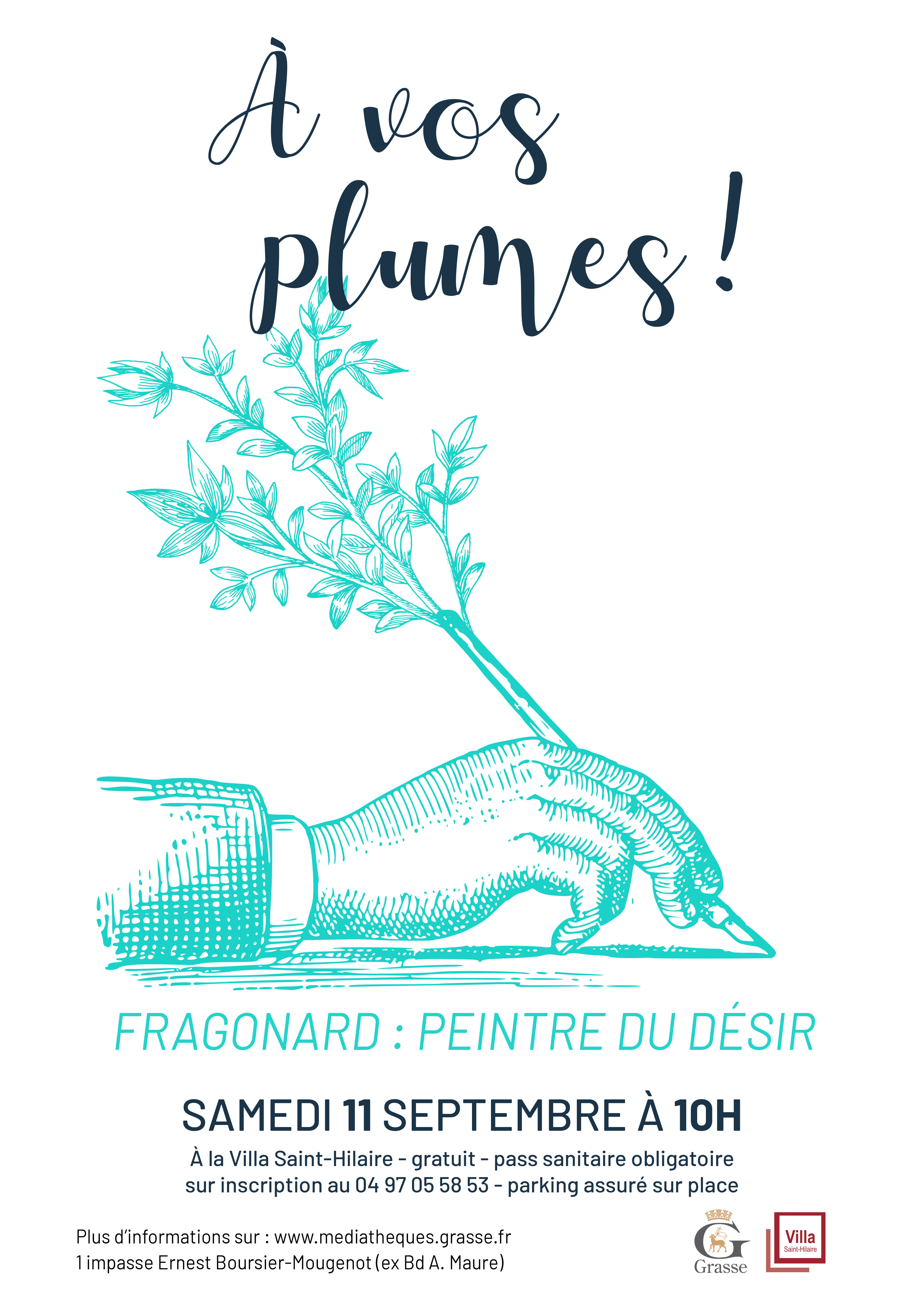 Affiche à vos plumes site