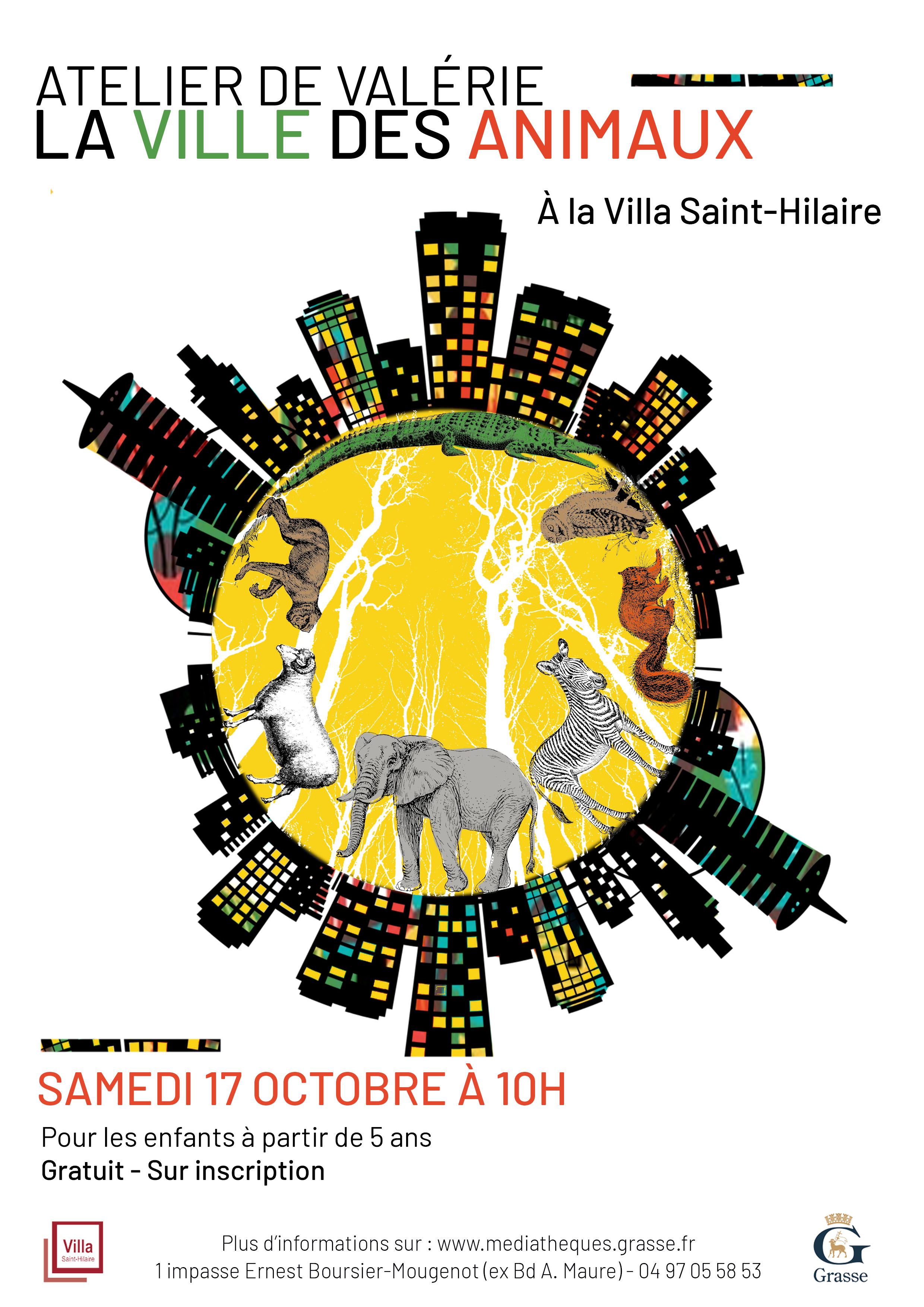 Atelier la ville des animaux