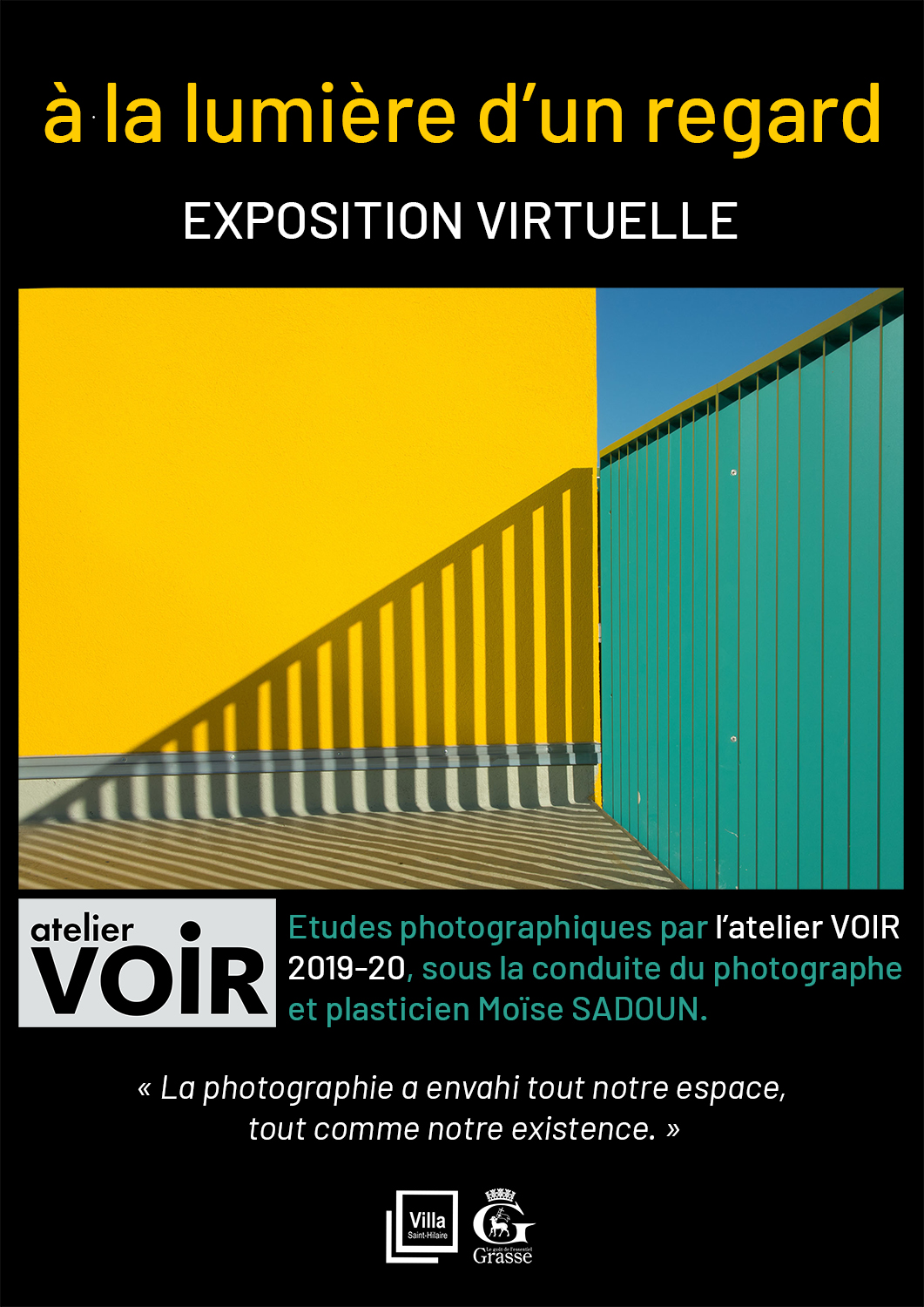 Affiche atelier voir expo annuelle 2020 portail