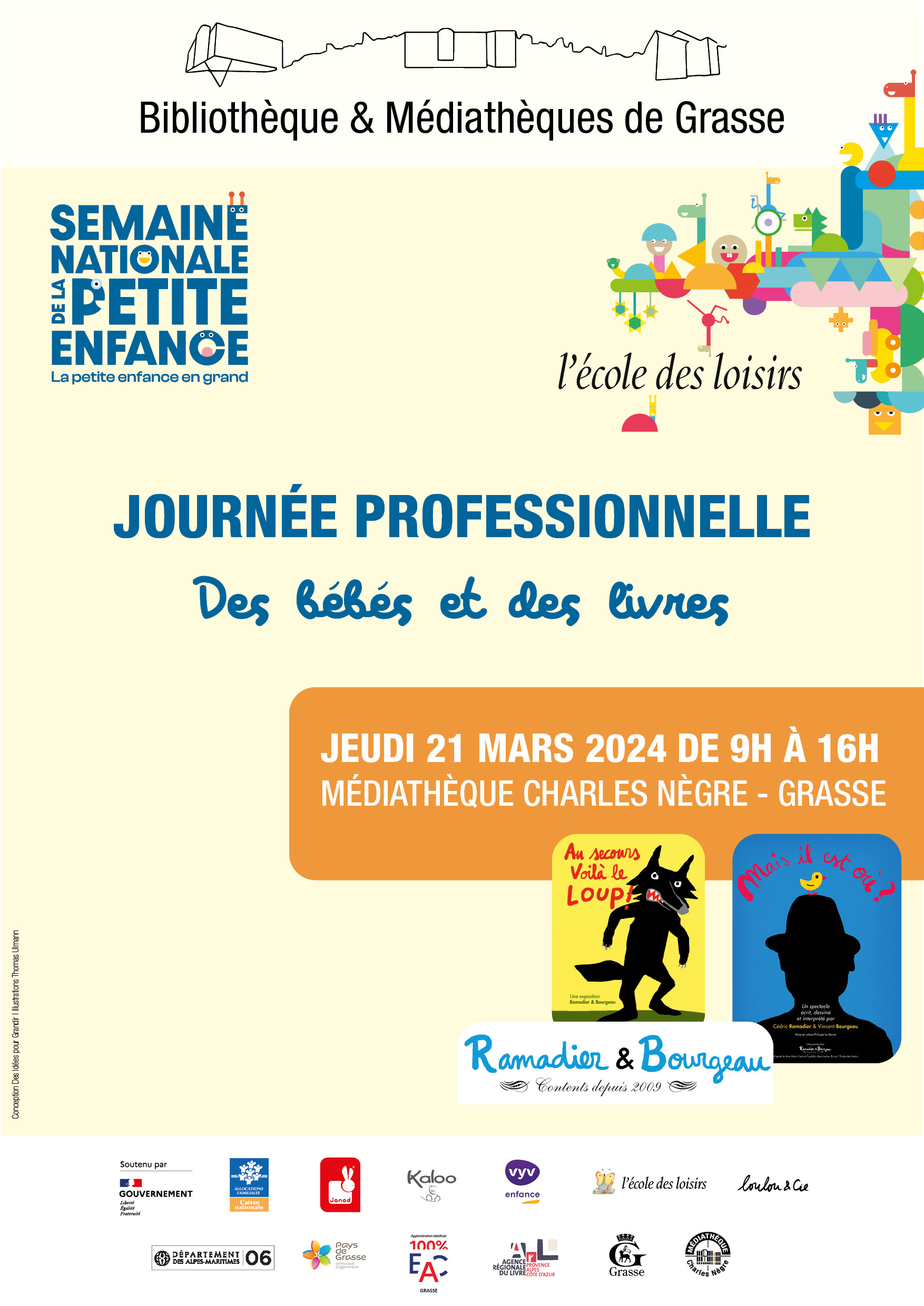 Flyer journée pro semaine petite enfance 2024