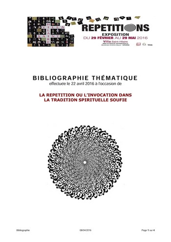 Autour de la tradition soufie